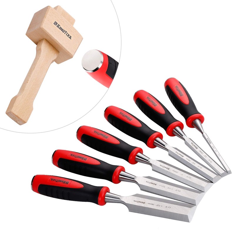 KingTool 87 Pc. Advanced Wood Chisel Set with Storage Case