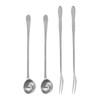 4 Pcs Pickle Fork and Olive Spoon Set for Olives