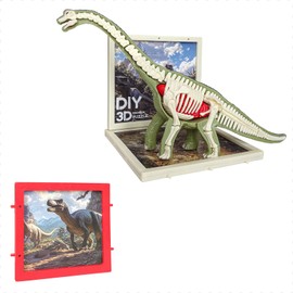 Dinosaur Skeleton & Organ Assembly Kit for Kids STEM Educational Science Toy, Dinosaur Anatomy Model (Brachiosaurus)