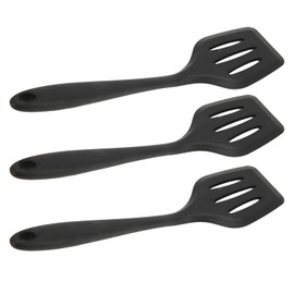 Espátula de Silicona de 3 Uds., Espátula Giratoria Ranurada de Silicona, Herramienta de Cocina Multifuncional, Cuchara de Silicona para Cocinar