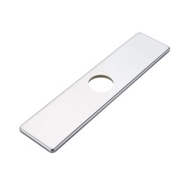 Homevacious 10 Inch Kitchen Or Bathroom Sink Faucet Base Plate Hole Cover Deck Plate Escutcheon Chrome Square 304 Stainless Steel
