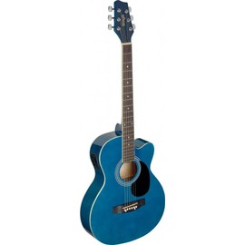 Stagg Blue auditorium cutaway acoustic-elect