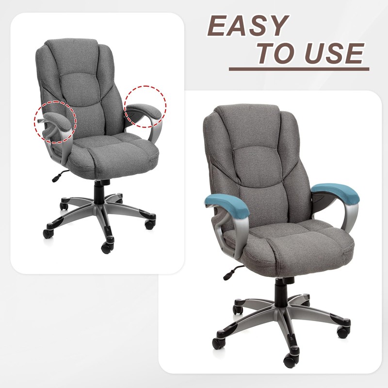 sourcing map Chair Armrest Slipcovers Covers, 32 x 8mm Polyester