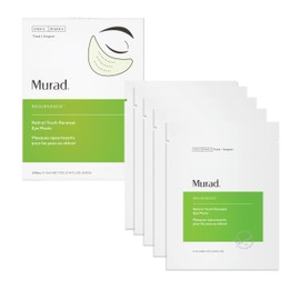 Murad Murad Dr. Zion Retinol Youth Renewal Eye Masks C No-Slip Under Eye Patches for Fine Lines, Wrinkles, Crow's Feet and Puffy Eyes - Full Absorption Treatment Strips, 5 Pairs