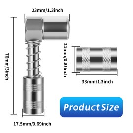 Grease Gun Holder Kit with Fittings - Securely Store Your GREASE GUN, Includes Grease Gun TIP for Easy Access