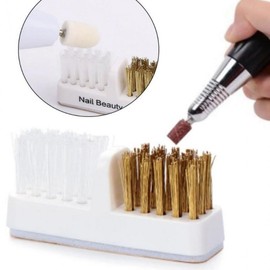 bit brush nail drill bit wire clean dust cleaning bit brush GD15329 100ea