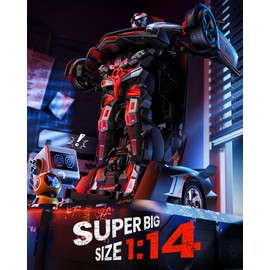 Veeniix V992 Transform Robot RC Car, 1:14 Scale, 2-in-1 Robot Toy Car with Sound & Light Effects, Gesture Sensing, Automatic Deformation, Ideal Gift for Boys and Girls