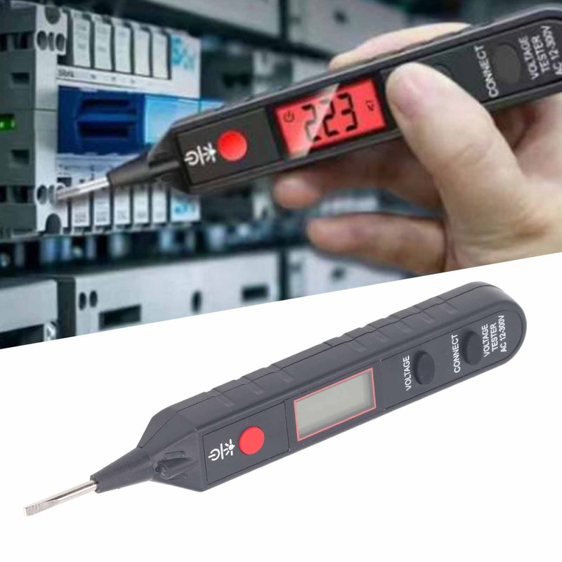 Non Contact Voltage Tester Sound Light Alarm 12 to 300V