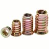 Wadayu 100pcs Threaded Inserts for Wood, Screw in Nut Fastener