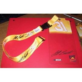 JEFF BURTON #31 CAT RACING LANYARD KEYCHAIN & CREDENTIAL HOLDER