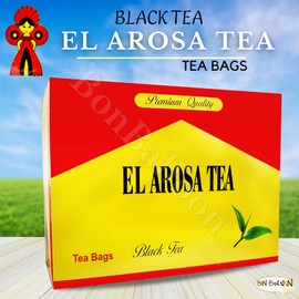 Al Arousa Alarousa Black Tea Bags Teas Indian Kenyan Natural Traditional Egyptian Dust Egypt Arabian Strong Rich Pure Oriental Natural Taste Breakfast (100 Tea Bag) شاى العروسة