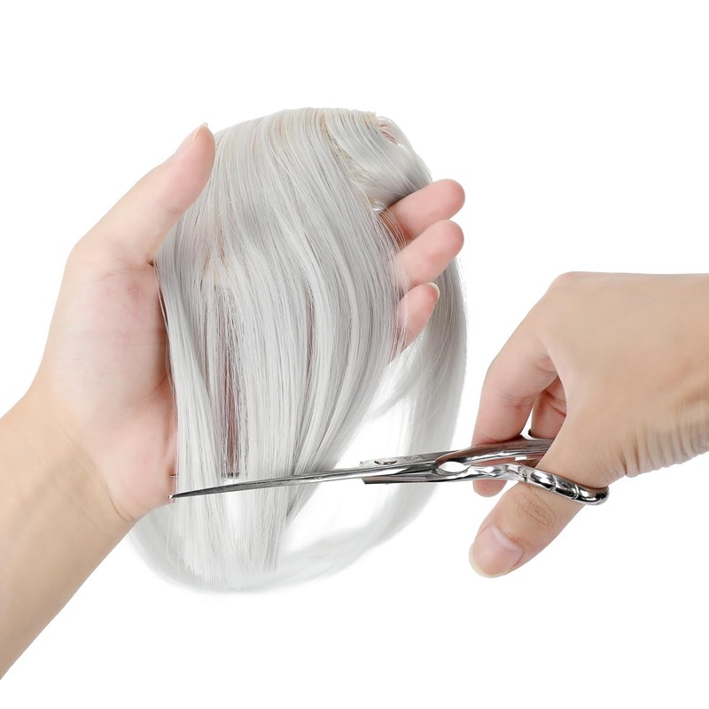 Jinnhelun Clip in Bangs,Bangs Hair Clip Extensions Clip on Wispy