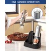 CIRCLE JOY 2-Speed Electric Salt and Pepper Grinder Set Rechargeable