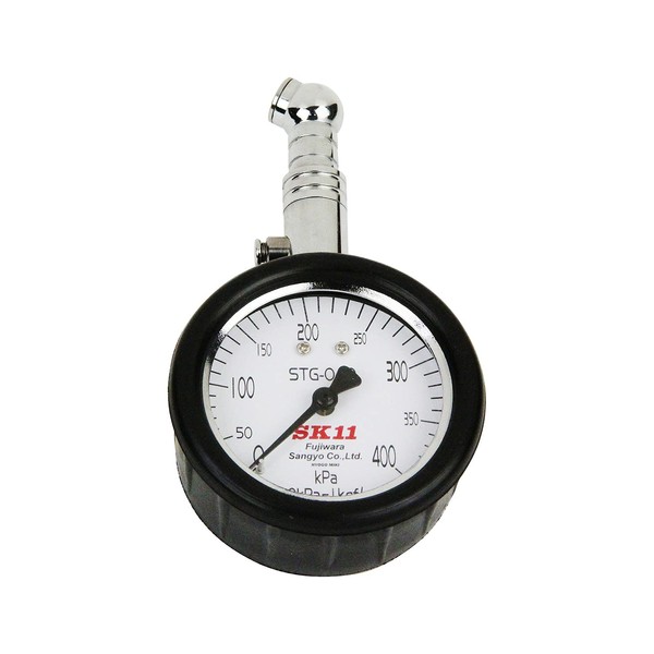 SK11 Tire Gauge 400K Analog Stainless Steel Measurement Range 50-400