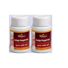 Planet Ayurveda Kutaja Parpati Vati Pack of Two (60 Tablets in Each Bottle)