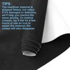 Hedday Black Suede Headliner Fabric 79" L × 60" W