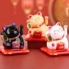 LIFKOME Maneki Neko Head Swing Doll Hand Waving Car Dashboard