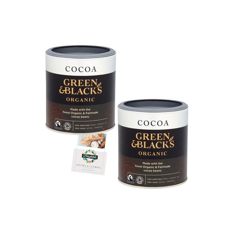 Cocoa Powder Bundle Green & Blacks Organic Cocoa Powder 125g