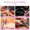 TOVINANNA 2pcs Leather Scissor Covers for Hairdressing Scissor Protective Sleeves