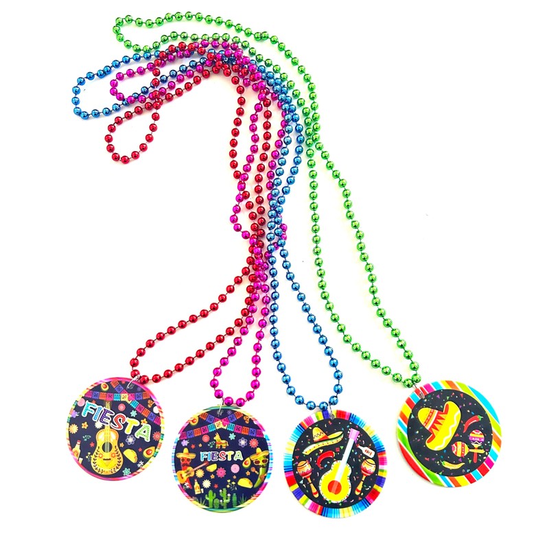GZYSSL 24 Pcs Cinco de Mayo Bead Mexican Fiesta Party