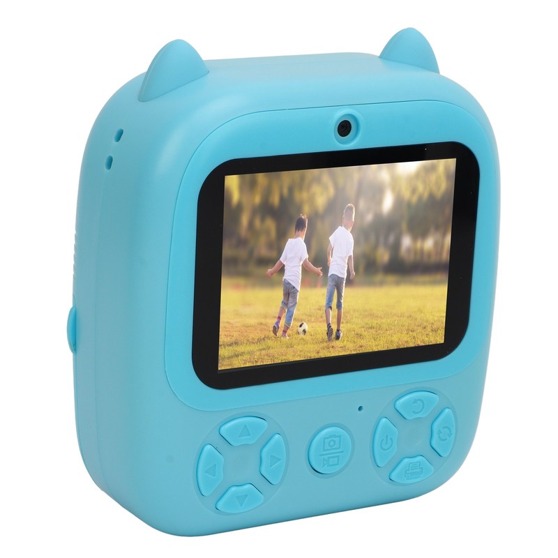 Kids Digital Print Camera HD 1080P Front Rear Dual Lens