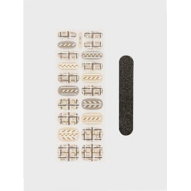 DAISO Nail Story Volume Gel Nail Strip (Tweed)