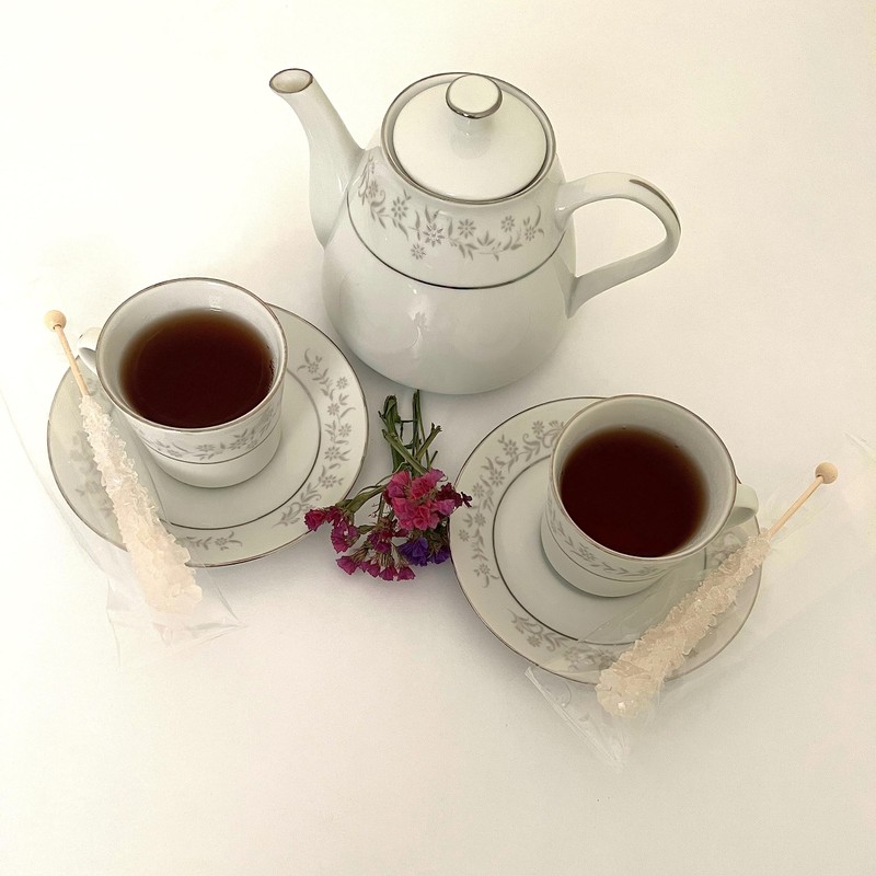 Classic Rock Candy Sticks, Sugar Rock Crystal Lollipops, Individually Wrapped