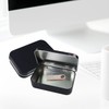 Fofuyim 2Pcs Rectangular Tins Container, Mini Metal Tin Can, Portable
