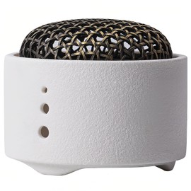 HannaFires Ceramic Plate Incense Burner Set - Includes Incense Holder, Clip, and Fireproof Cotton, Home Indoor Accessories, Yoga Studio, Valentine's Day Gift, Atmosphere Enhancer, Soul Purifier