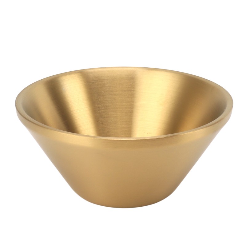 304 Stainless Steel Salad Bowl Double Layer Metal Round Bowl