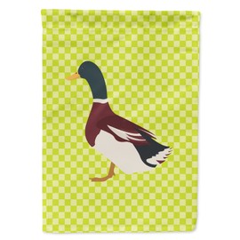 Caroline's Treasures BB7682GF Rouen Duck Green Garden Flag Mailbox Flag Decorative Yard Flag Banner Outside Patio Artwork Yard Flower Beds, Garden Size, Multicolor