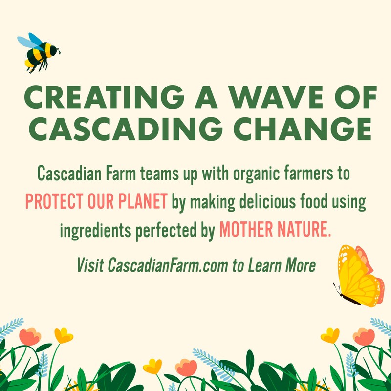 Cascadian Farm Organic Granola, Cocoa Almond, Protein Granola, Non-GMO, 9