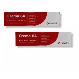 Labyes Kit De 2 Crema 6a Antialérgica Ciatrizante Perro Gato