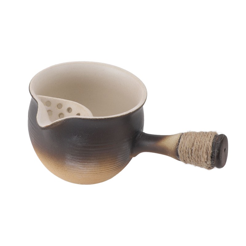 Chinese Ceramic Tea Pot Portable Versatile Large Capacity Side Handle