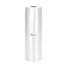 Immuson Food Storage Bags, 12 x 20 Plastic Produce Bag on a Roll, 2 Rolls Fruits, Vegetable, Bread, Food Storage Clear Bags, 350 Bags Per Roll, 700 Bags