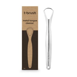 T-Brush Stainless Steel Tongue Scraper