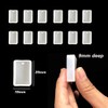 TuNan 20pcs Rectangular Jewelry Casting Molds, Silicone Pendant Resin Molds