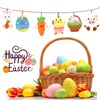 SEPGLITTER 9 Pieces Easter Egg Craft for Kids Set, Easter