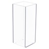 Kamehame Flower Vase Acrylic Clear Vase Tall Rectangle Vase Decorative