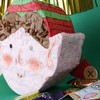 Christmas Pinata Fun Size Xmas Elf Head Shaped Pinata With