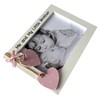 Me and My Little Brother Photo Frame Gift White Pink