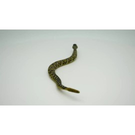 Papo Rattlesnake Diamond Back Realistic Rubber Snake Hand Painted Flexible Toy CWG248