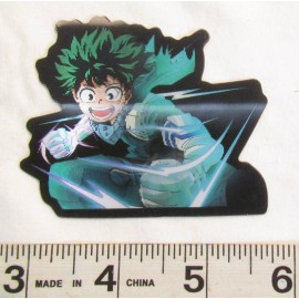 New Anime Tiny Lenticular Motion Flip Sticker My Hero Academia Izuku Deku PC5