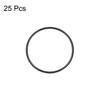 sourcing map Pack of 25 Valve Seal Nitrile Rubber O-Ring