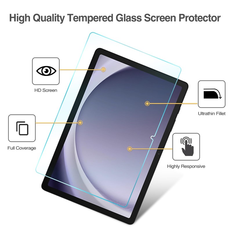 ProCase 3 Pack Screen Protector for Galaxy Tab A9 Plus