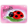 Ladybug Bicycle License Plate Daises Flowers Personalize Gifts