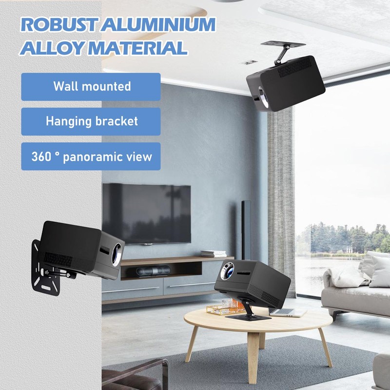 GBKDQQ Projector Mount, Projector Stand, Universal Multi-Angle with 1/4 Inch