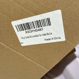 Unbranded Silicone Water Bottle Boot for  40oz, Anti-Slip With Flower Charm Lilac New BA3