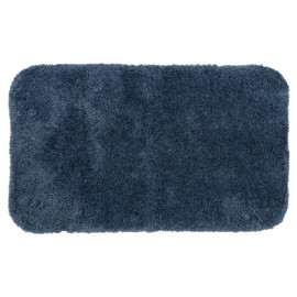 Mohawk Home Machine Washable Kingston Bath Slate Blue 1' 8" x 2' 10" Bath Mat