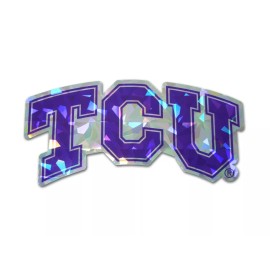 Texas Christian University TCU Color Decal Emblem - Includes two